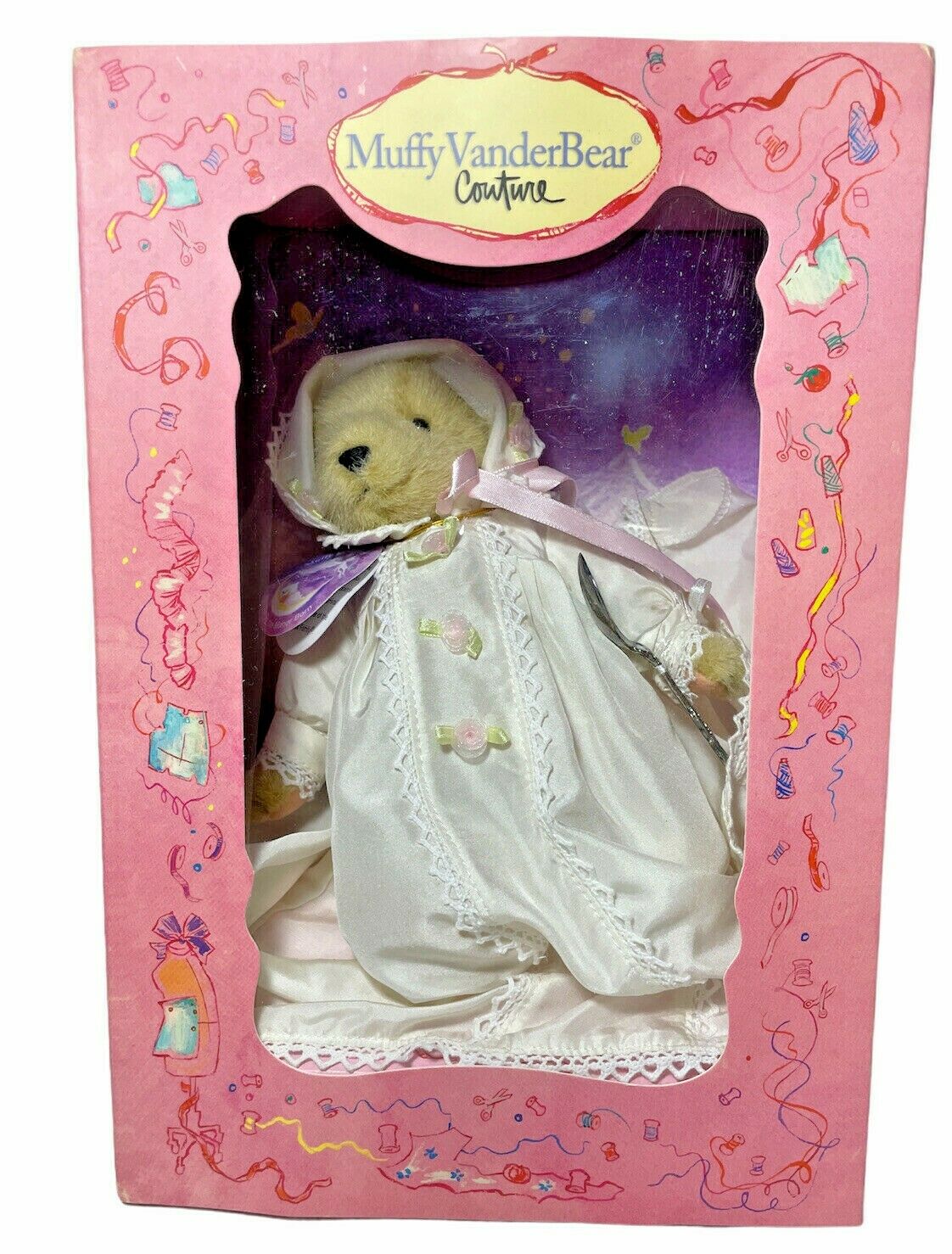 Muffy Vanderbear Dressed "to The Manor Born" | 2002 | With Silver Spoon | New