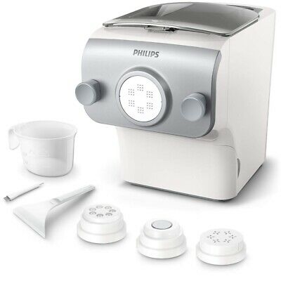Philips Avance Pasta And Noodle Maker Plus W/ 4 Shaping Discs, White - Hr2375/06