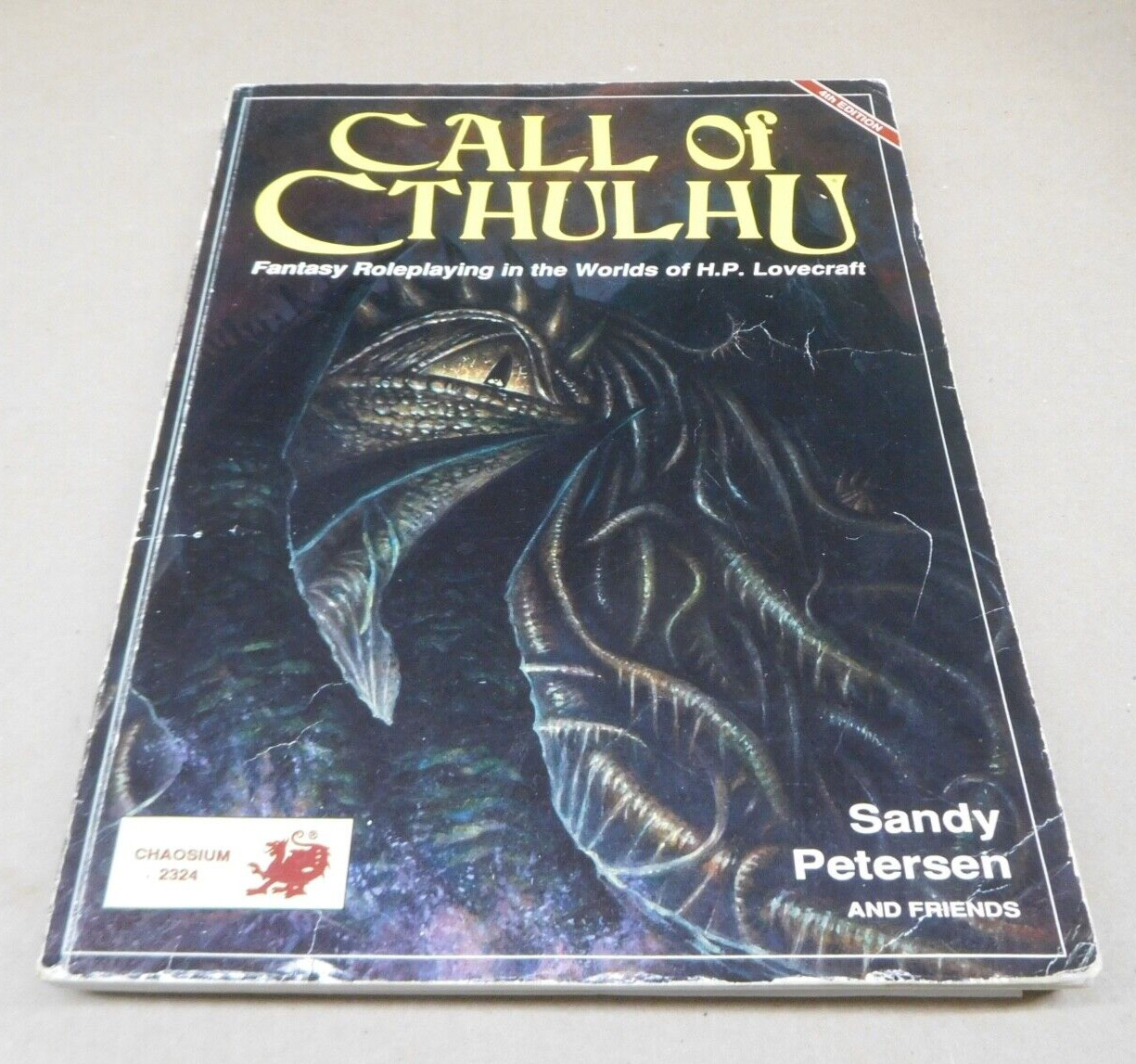 1989 Call Of Cthulhu Worlds Of Lovecraft Lovecraft 4th Edition Rpg Chaosium 2324