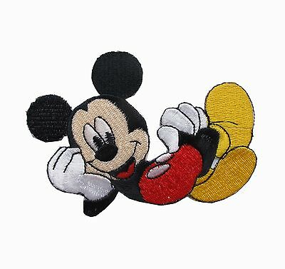 #6769s 2 3/4" Mickey Mouse Embroidery Iron On Applique Patch