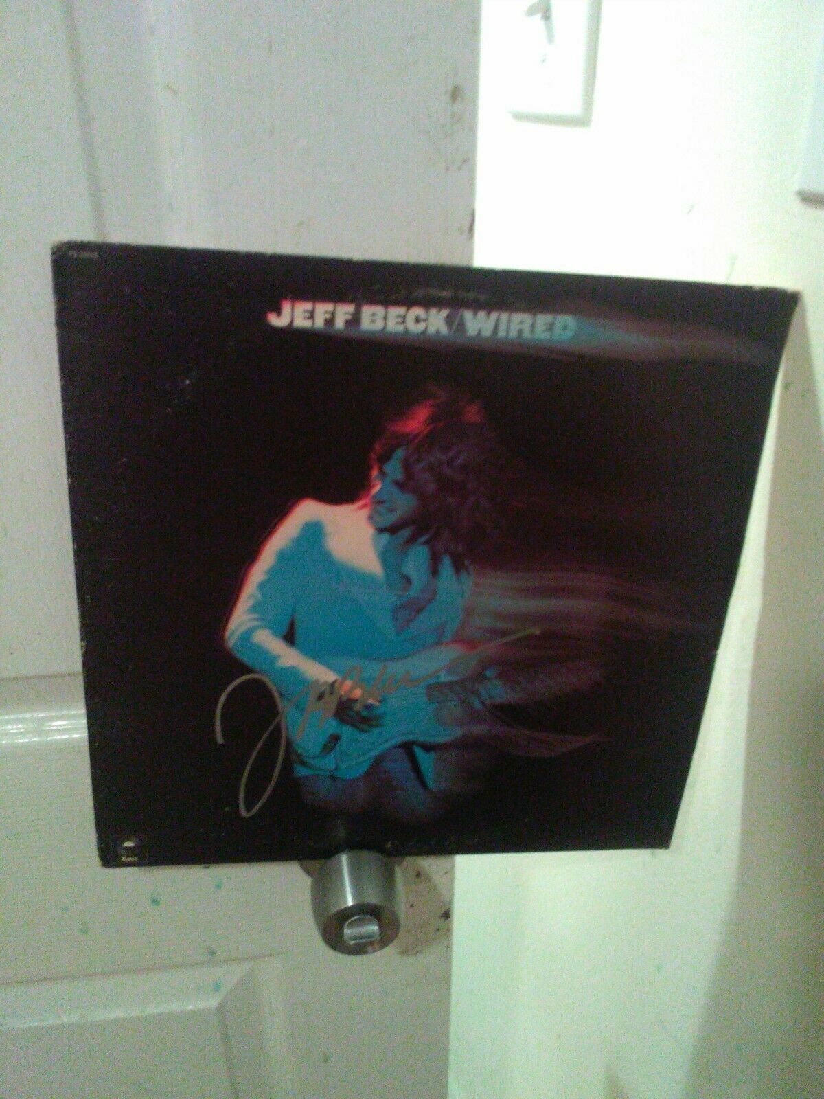 Jeff Beck Signed Lp ** Wired ** 1976 **