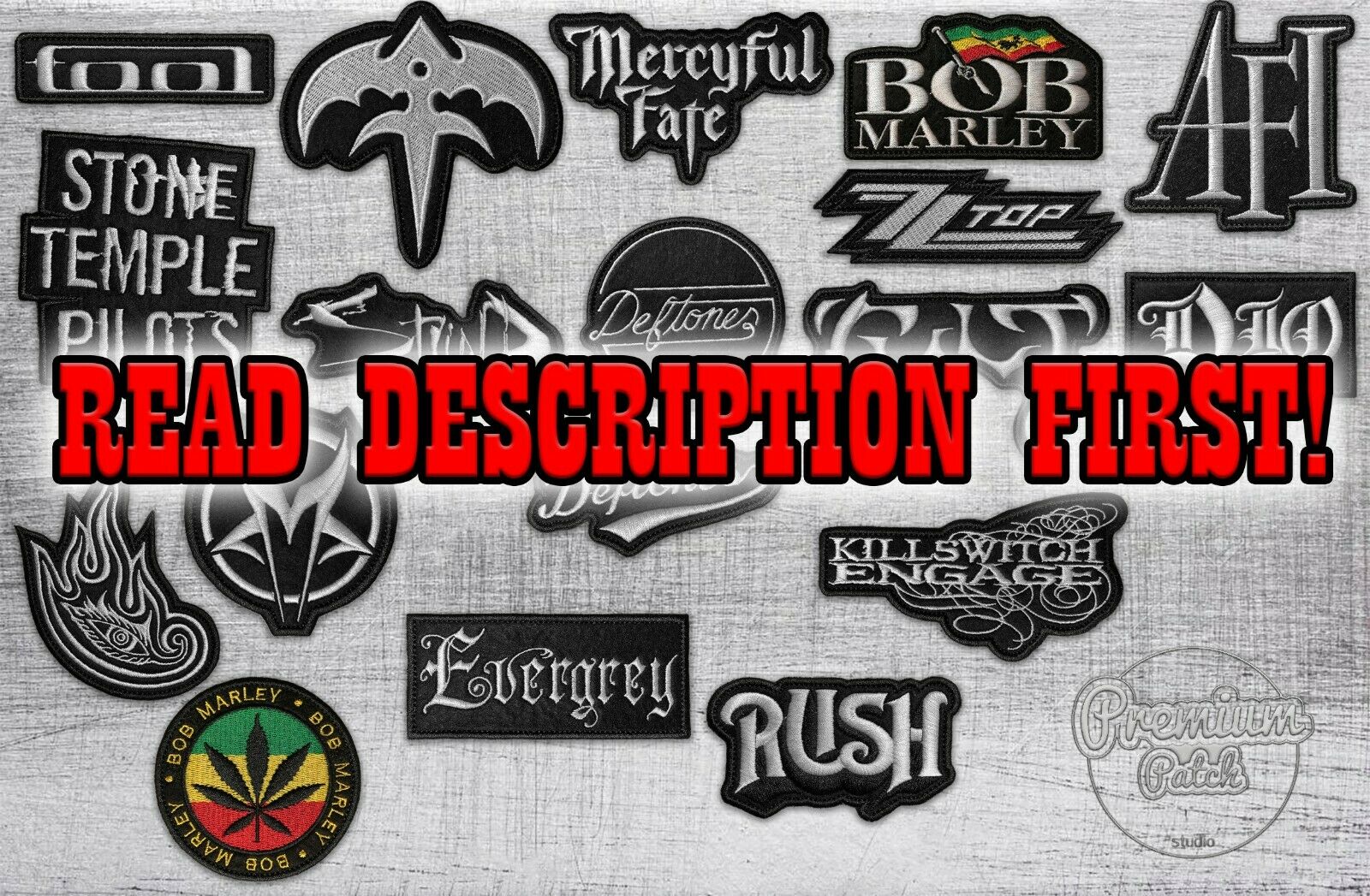Custom Embroidery Patches Any Image Any Logo Iron-on Sew-on Hook And Loop