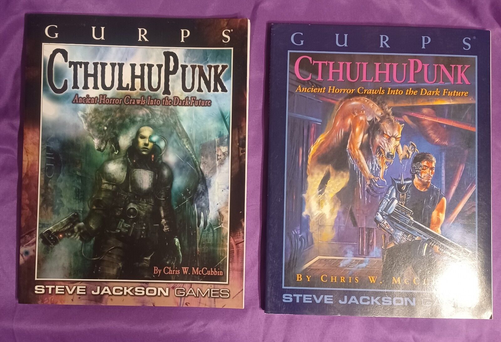 Gurps Cthulhu Punk 1st Edition And 2001 Printing Call Of Cthulhu Steve Jackson