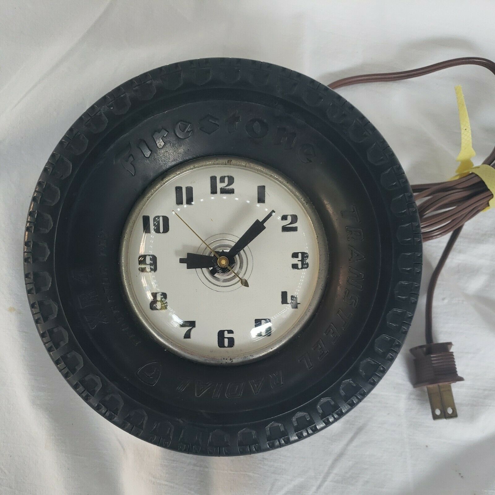 Vtg Firestone Tire Wall Clock /lanshire
