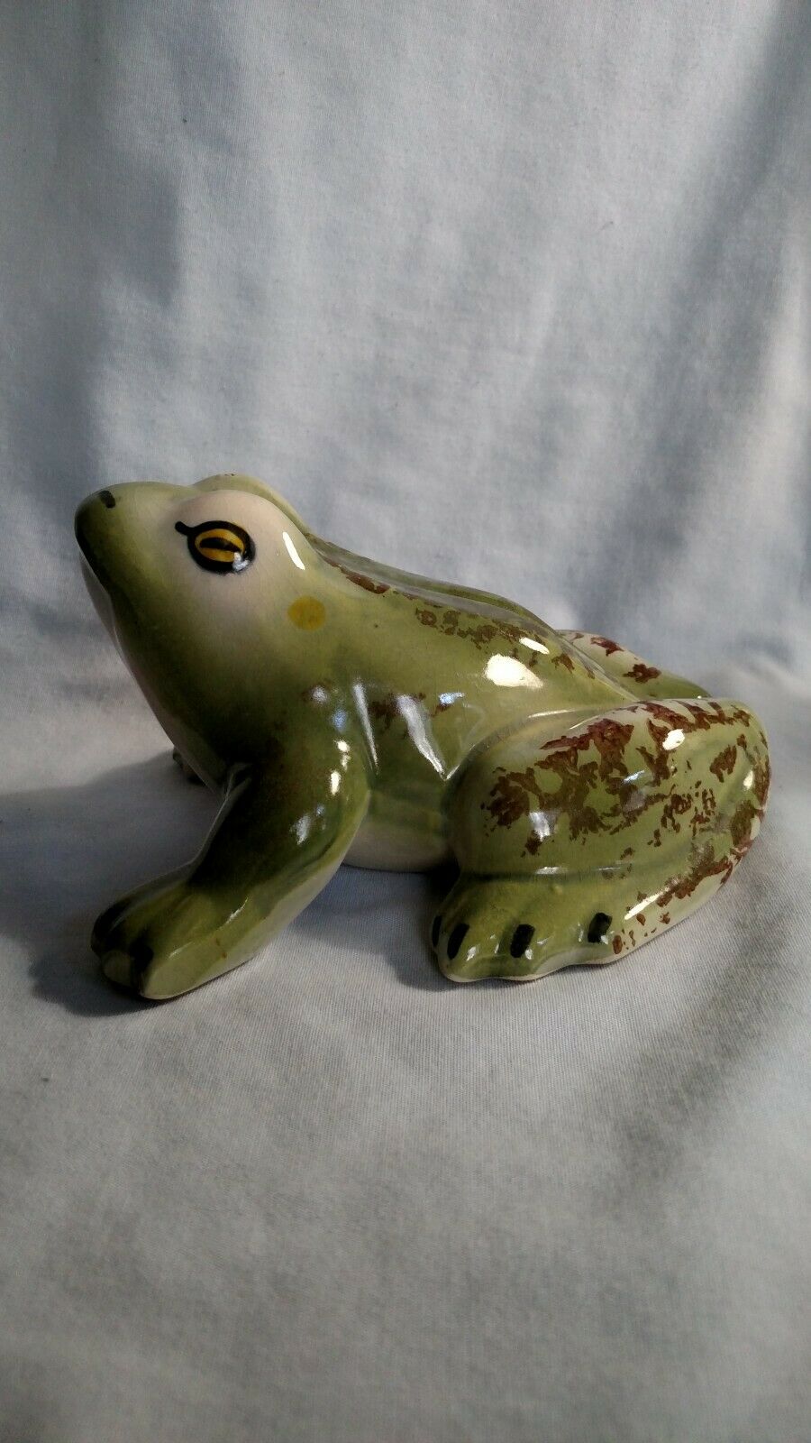 Brush Pottery 6" Frog Figurine